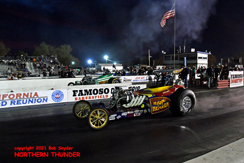Shawn Callen - 'High Heaven' (near lane) vs 
Kyle Hough - 'Nanook' (far lane) - AA/FA